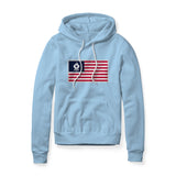 USA Flag BBQ Grilling, Fleece Hoodie