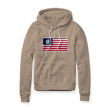 USA Flag BBQ Grilling, Fleece Hoodie