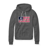 USA Flag BBQ Grilling, Fleece Hoodie
