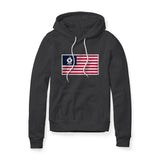 USA Flag BBQ Grilling, Fleece Hoodie