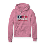 USA Flag BBQ Grilling, Fleece Hoodie